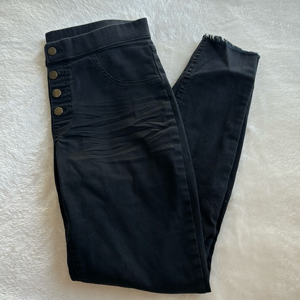 Black jeggings
